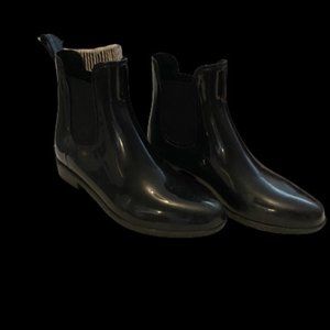 Black Ralph Lauren Rain Boot